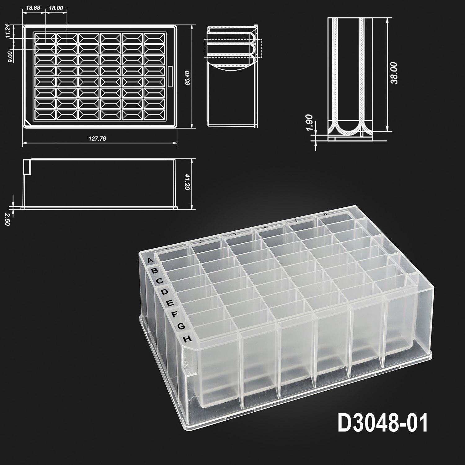 OptiWell™ Deep Well Plates (48) - Image 2