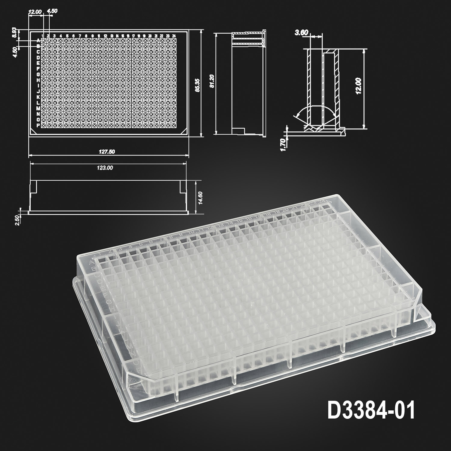 OptiWell™ Deep Well Plates (384) - Image 2