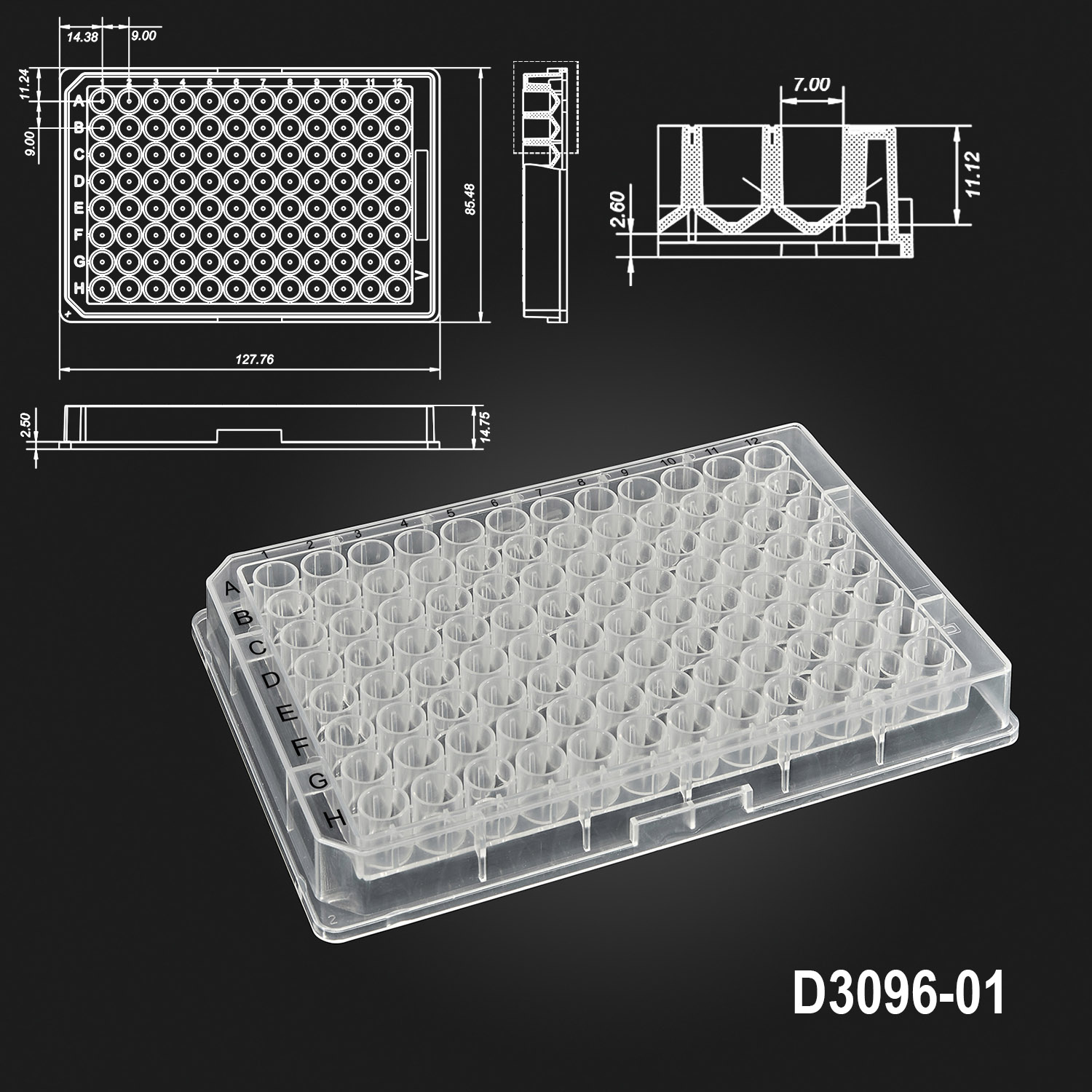 OptiWell™ Deep Well Plates (96) - Image 2
