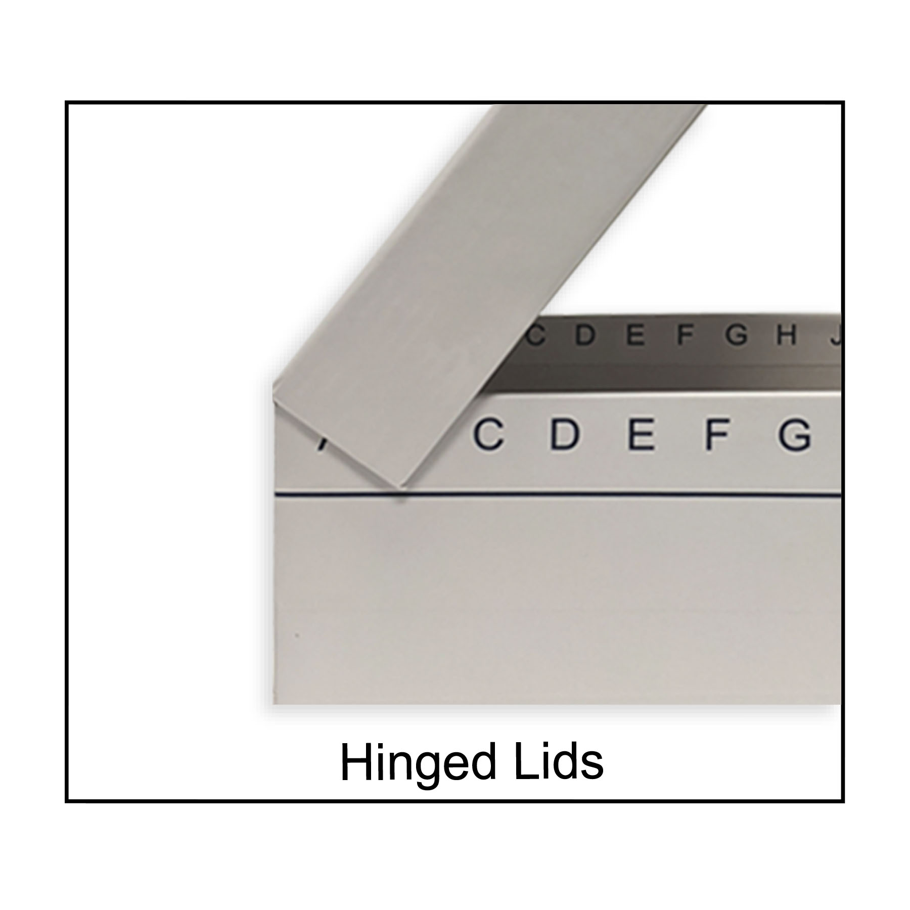 3 inch FlipTop™ Hinged Cardboard Freezer Boxes - Image 4