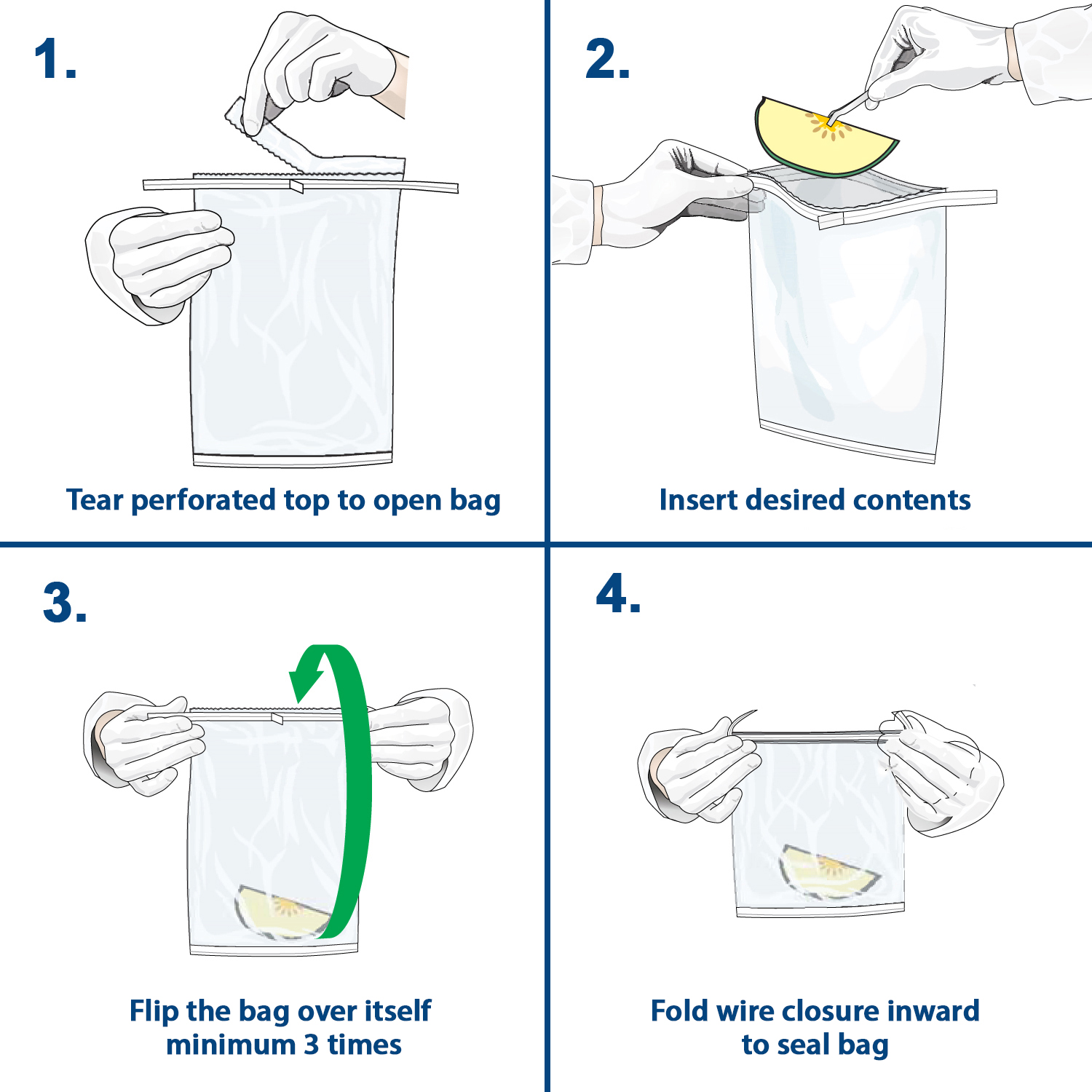 Flip 'n Fold™ Sterile Sampling Bags - Image 11